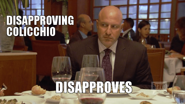 Disapproving Colicchio... Disapproves